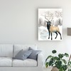 Trademark Fine Art Grace Popp 'Winter Elk I' Canvas Art, 14x19 WAG10213-C1419GG
